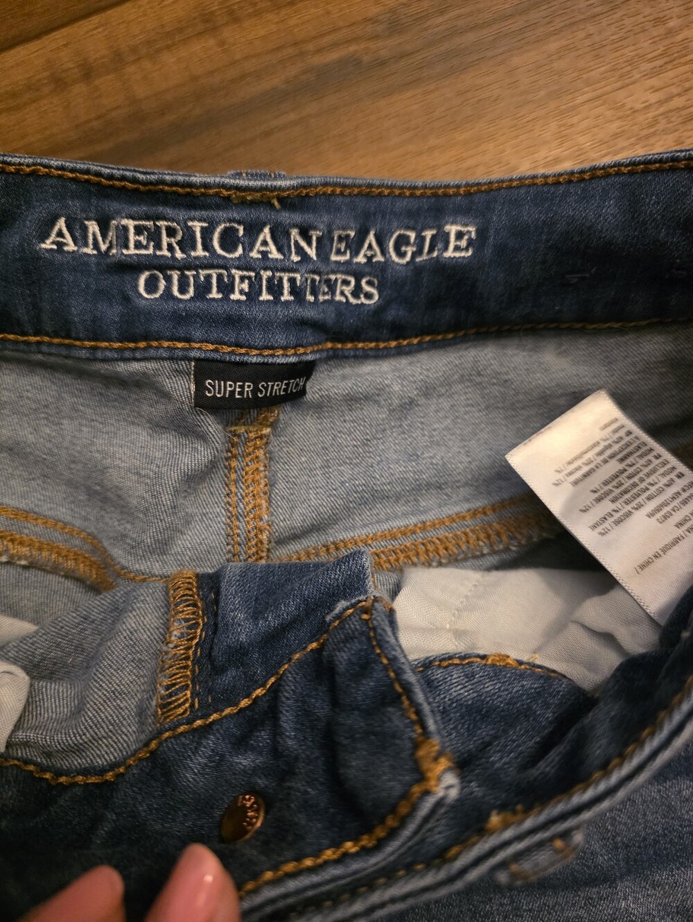 American Eagle Super Stretch Midi Shorts - Picture 5 of 6